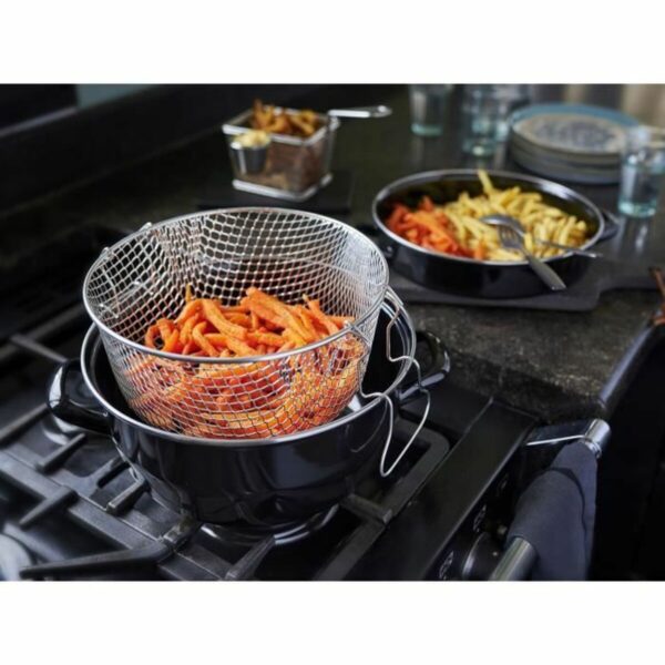Deep-fat Fryer Baumalu Black Enamelled Steel - Image 2