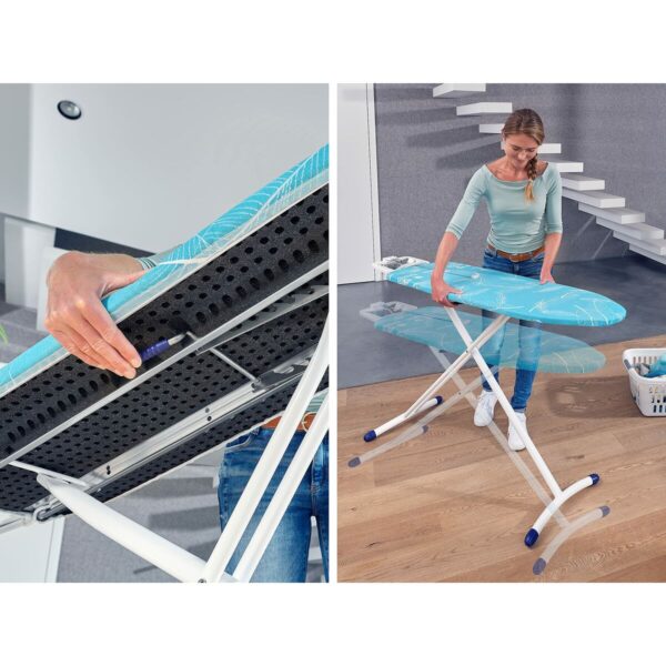 Ironing board Leifheit                                 Blue White Metal 120 x 38 cm - Image 2