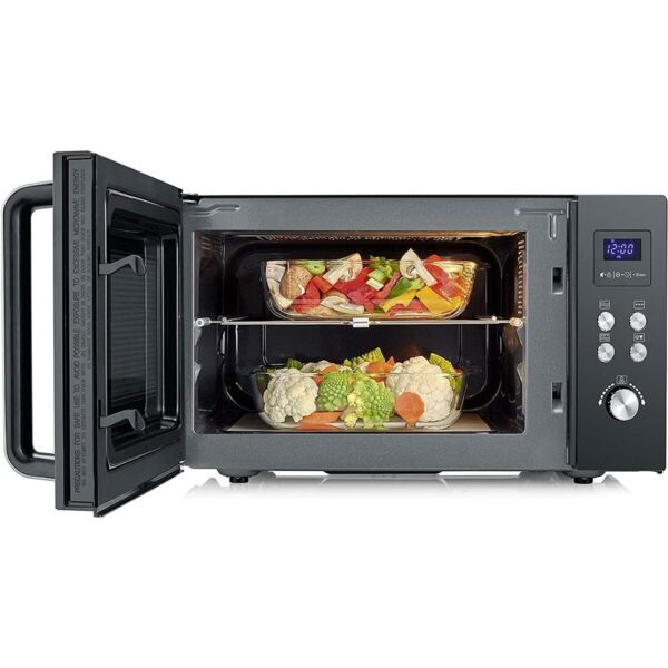 Microwave with Grill Severin 7763        25L 900 W Black - Image 2