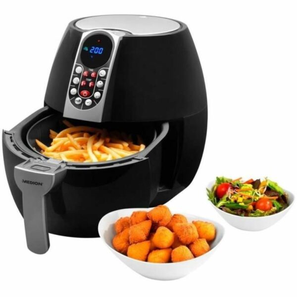 Air Fryer Medion 1500 W 2,8 L Black/Silver - Image 4