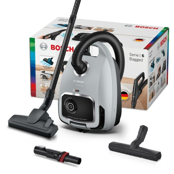Bagged Vacuum Cleaner BOSCH BGB6X330 Black Grey 600 W - Image 7