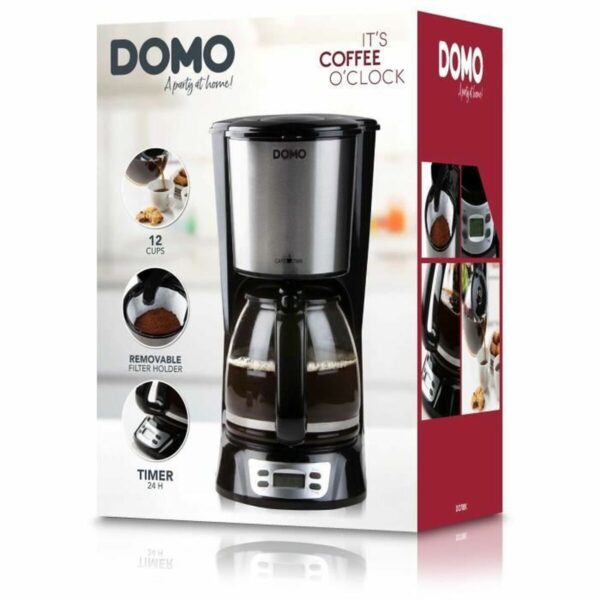 Drip Coffee Machine DOMO DO708K Black 1000 W - Image 5