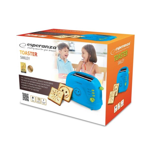 Toaster Esperanza EKT003B 750 W - Image 2