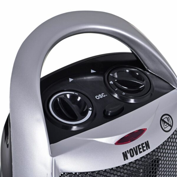 Portable Fan Heater N'oveen PTC09 White 1500 W - Image 3