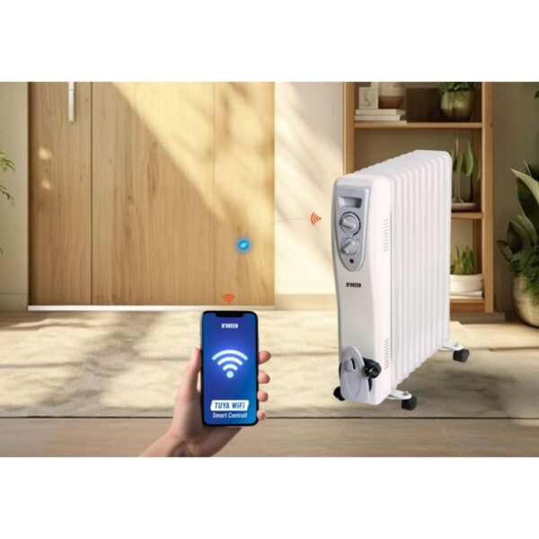 Oil-filled Radiator N'oveen OH1199 White 2500 W - Image 2