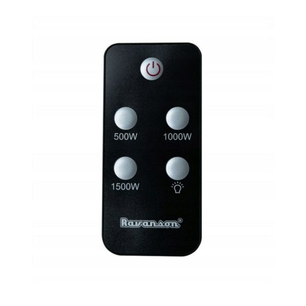 Portable Fan Heater Ravanson OT-1500 LED Black 1500 W - Image 3