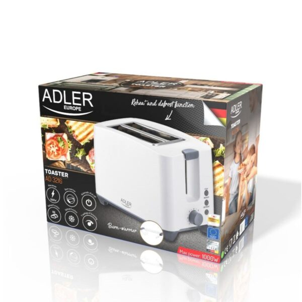 Toaster Adler AD 3216 1000 W 750 W - Image 2