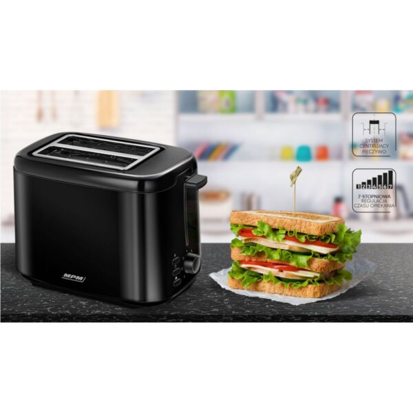 Toaster Mpm MTO-07/C 800 W - Image 2
