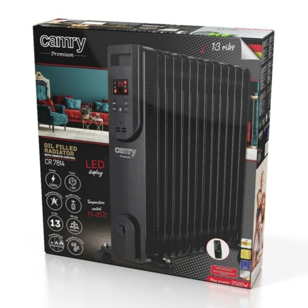 Radiator Adler CR 7814 Black 2500 W - Image 7