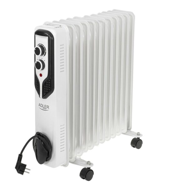 Oil-filled Radiator Adler AD 7817 White Black 2500 W - Image 4