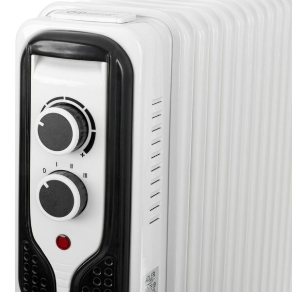 Oil-filled Radiator Adler AD 7817 White Black 2500 W - Image 6