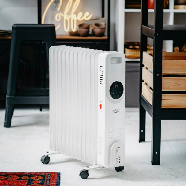 Oil-filled Radiator Adler AD 7826 White 2500 W - Image 5