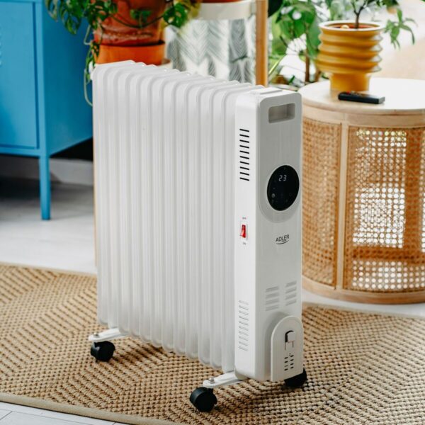 Oil-filled Radiator Adler AD 7826 White 2500 W - Image 8