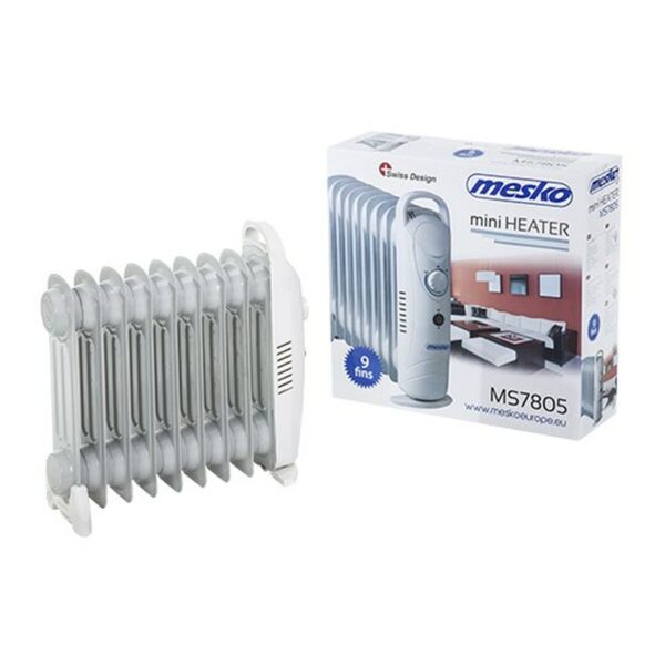 Oil-filled Radiator Mesko MS7805 White 1000 W - Image 6
