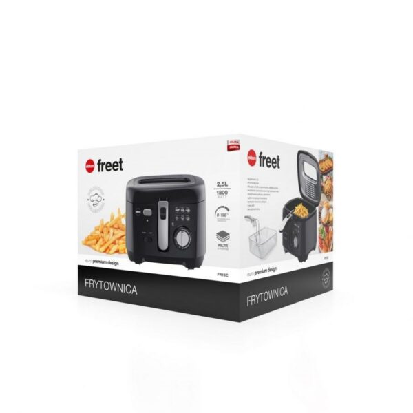 Deep-fat Fryer Eldom FR18C Black 1800 W 2,5 L 27 x 21 x 2 cm - Image 5