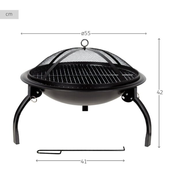 Brazier Aktive Circular Exterior Garden 55 x 42 x 55 cm - Image 6