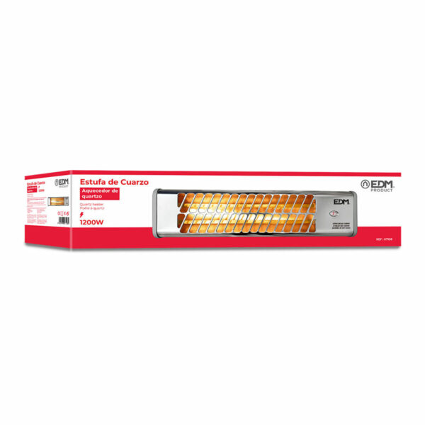 Quartz Heater EDM 07108 Baths White 800 W - Image 5