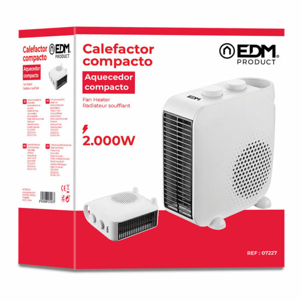 Heater EDM 07227 White 1000 - 2000 W - Image 2