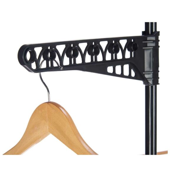Clothes Line Black Natural Iron 82 x 165 x 59 cm - Image 2