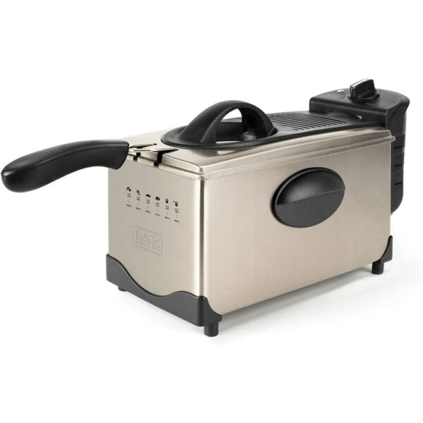 Air Fryer Black & Decker ES9730040B 2100 W 3 L Grey - Image 2
