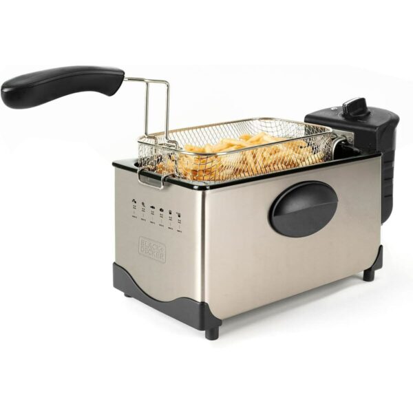 Air Fryer Black & Decker ES9730040B 2100 W 3 L Grey - Image 3