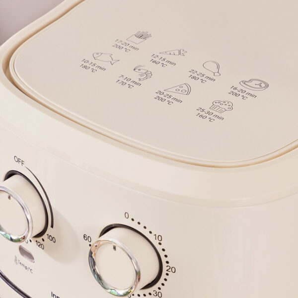 Air Fryer InnovaGoods Vynner Pro 6500 Cream 1700 W 6,5 L Stainless steel - Image 6