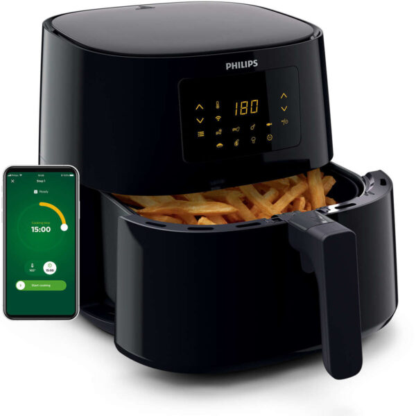 Air Fryer Philips HD9280/70 Black Silver 2000 W 6,2 L - Image 2