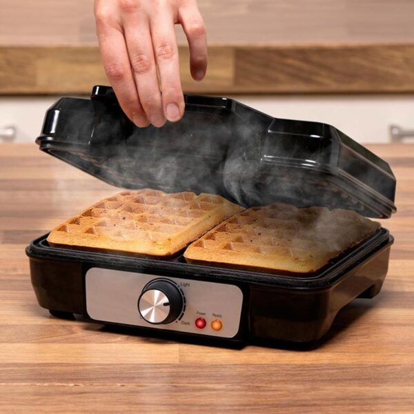 Waffle Maker Alpina 1000 W Silver - Image 6