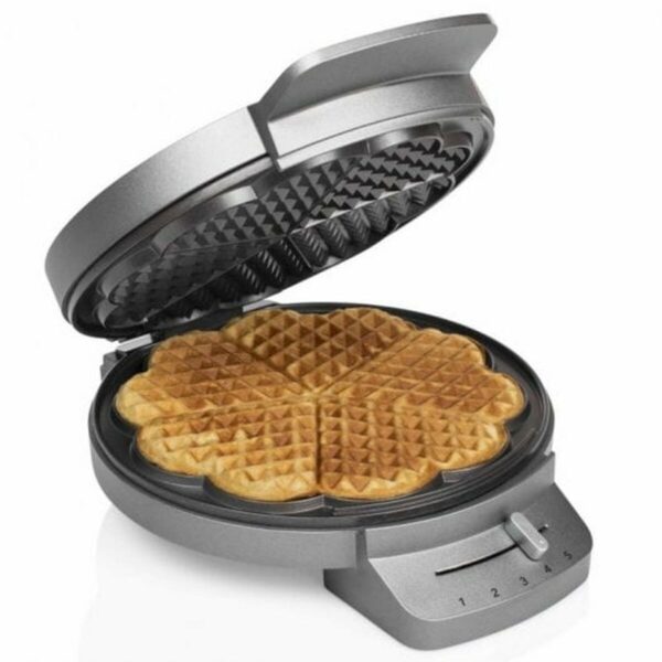 Waffle Maker Princess Princess 132380 Black Silver Steel 1200 W - Image 2