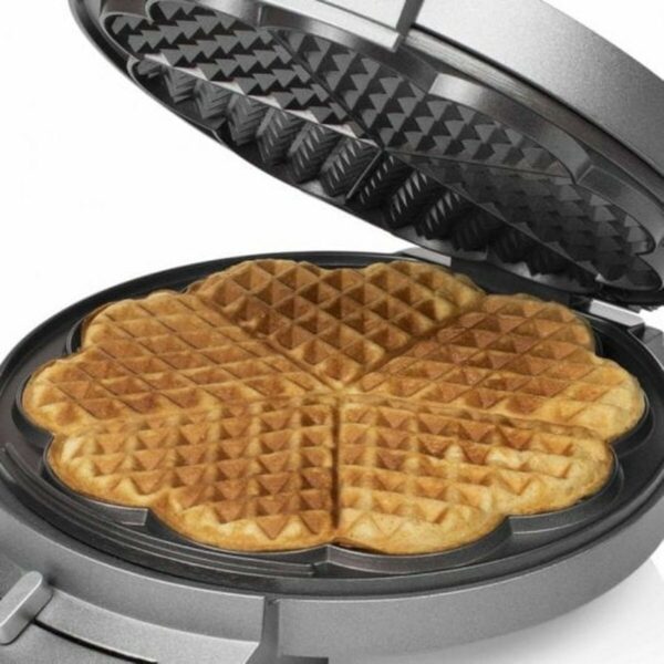 Waffle Maker Princess Princess 132380 Black Silver Steel 1200 W - Image 4
