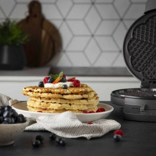 Waffle Maker Princess Princess 132380 Black Silver Steel 1200 W - Image 5