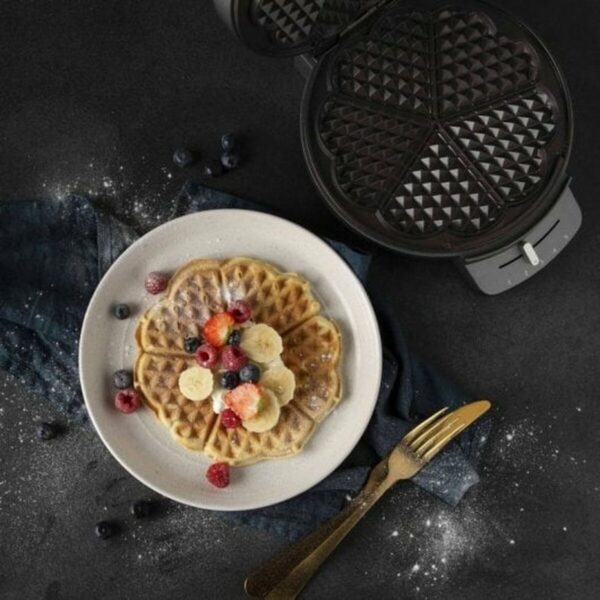 Waffle Maker Princess Princess 132380 Black Silver Steel 1200 W - Image 6