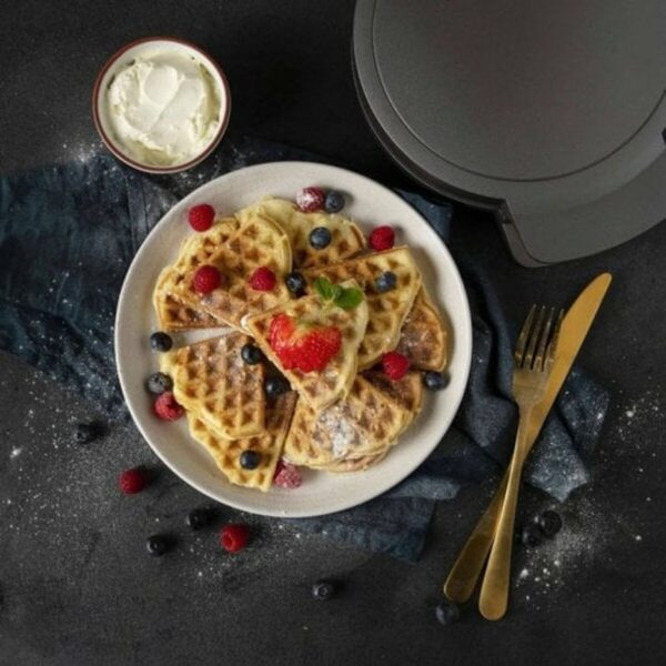 Waffle Maker Princess Princess 132380 Black Silver Steel 1200 W - Image 8