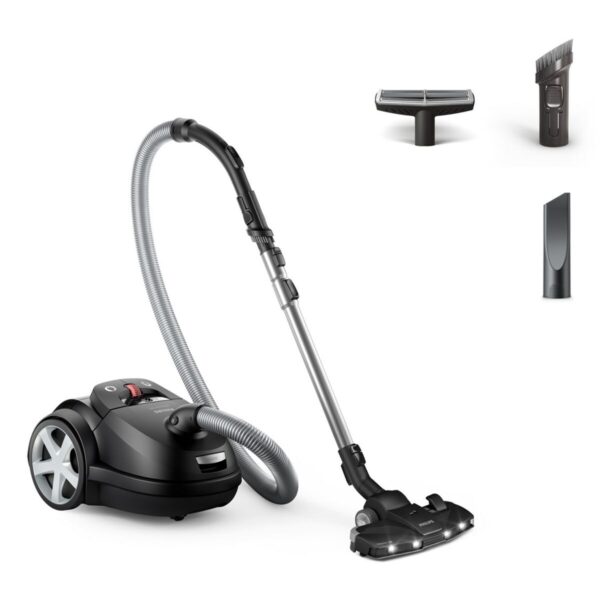 Bagged Vacuum Cleaner Philips XD8122/10 Black 900 W - Image 4