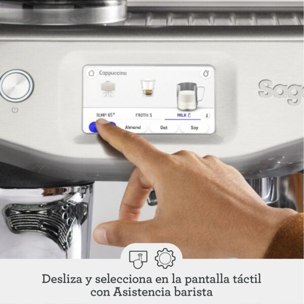 Superautomatic Coffee Maker Sage SES881BST4FEU1 Black Steel 1700 W 2 L 340 g 480 ml - Image 4