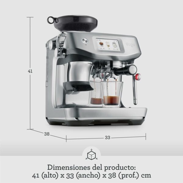 Superautomatic Coffee Maker Sage SES881BST4FEU1 Black Steel 1700 W 2 L 340 g 480 ml - Image 5