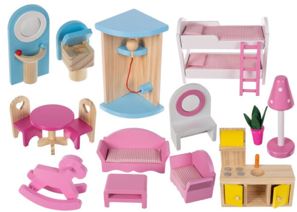 Wooden dollhouse - villa D11252 - Image 8