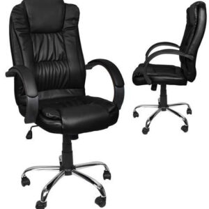 Office chair eco leather - black MALATEC