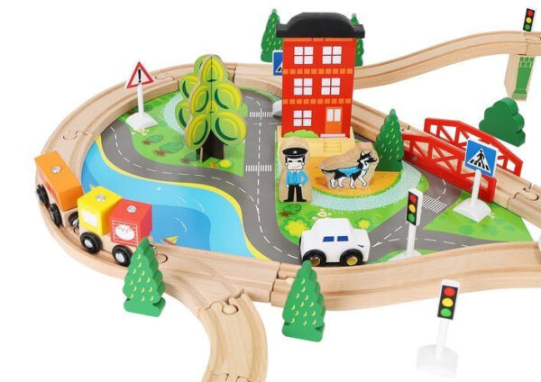 Wooden train - battery operated train - Image 13