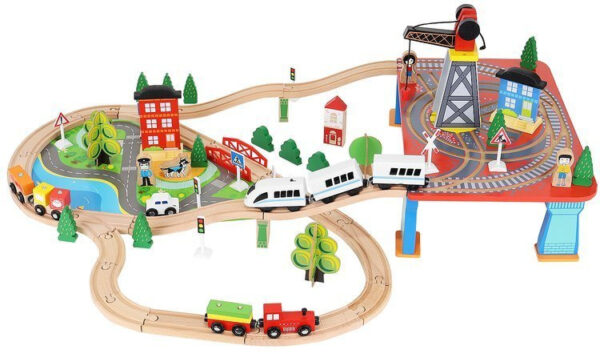 Wooden train - battery operated train - Image 9