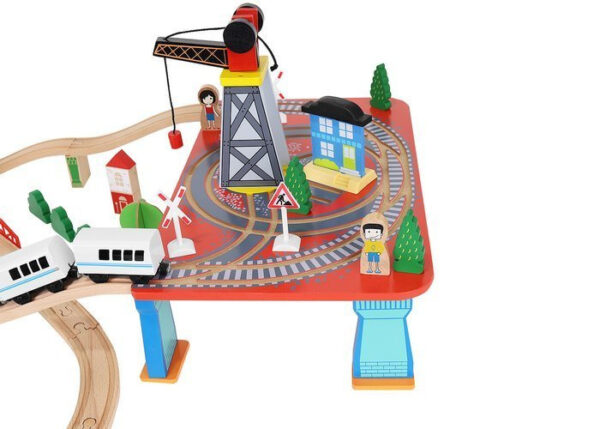 Wooden train - battery operated train - Image 11