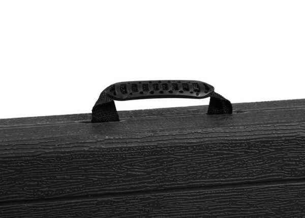 Folding garden table black 180cm - Image 3