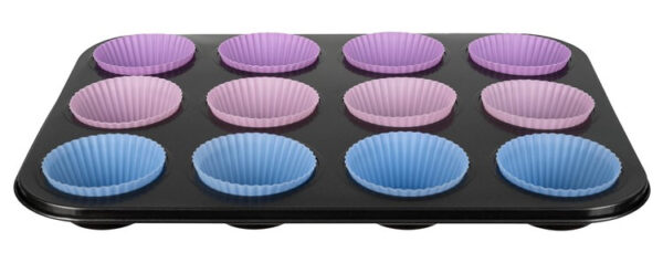 Baking tray + 12 silicone molds - Image 9