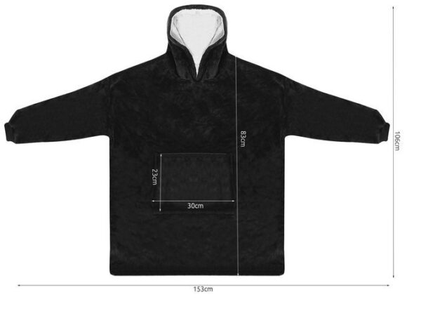 XXL sweatshirt - black blanket - Image 4
