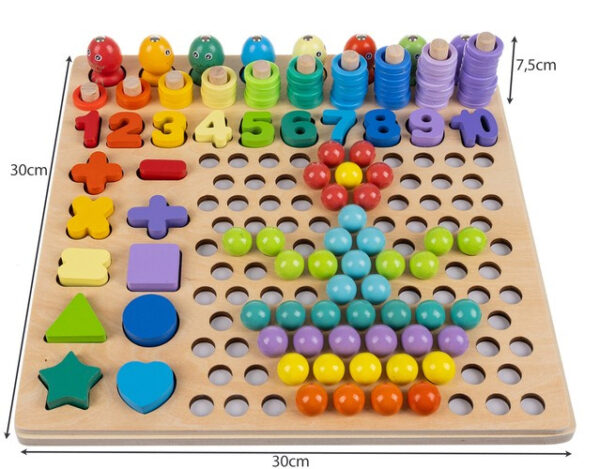 Wooden puzzle - beads DU17252 - Image 4