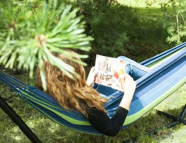 Garden hammock 200x150cm with frame - Image 15