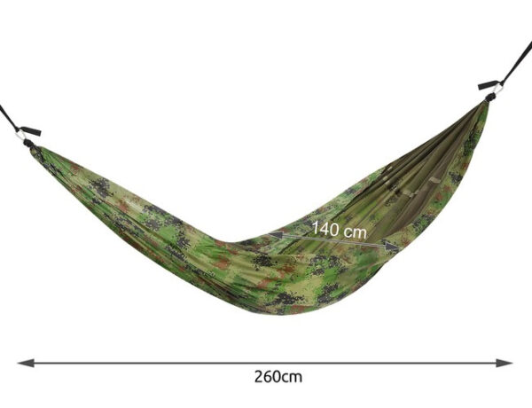 Santiago Army Tourist Hammock 260x140cm Net - Image 4