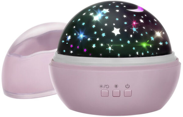 Night light with projector - pink LP16859 - Image 10