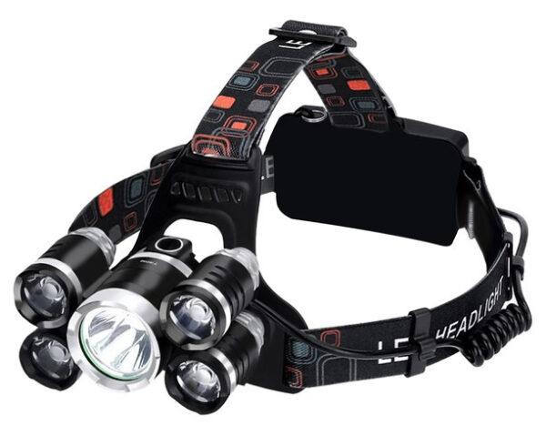 Headlamp 5 x LED T6 CREE - Image 4
