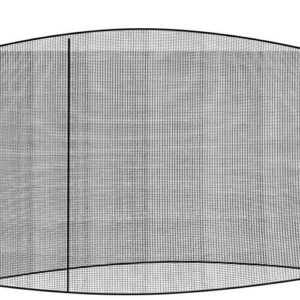 Mosquito net for garden umbrella 3m - black